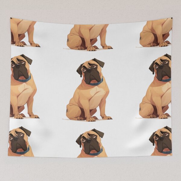 Item preview, Cute Bullmastiff puppy dog designed and sold by MendaciousMina.