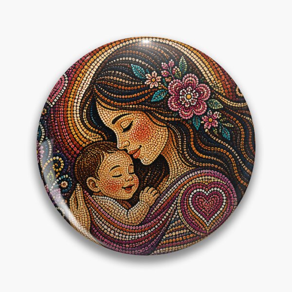 Item preview, aesthetic mother and baby designed and sold by ngangkangart.