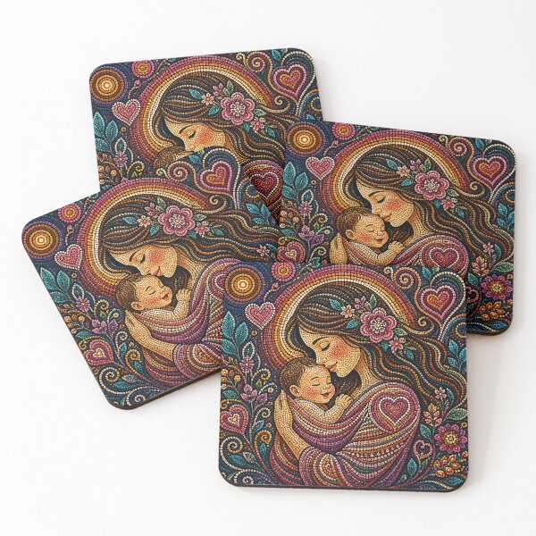 Item preview, aesthetic mother and baby designed and sold by ngangkangart.