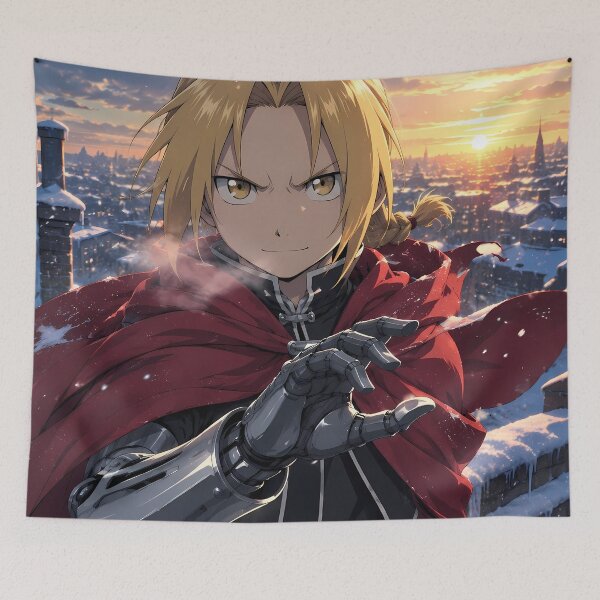Item preview, Edward Elric Fullmetal Alchemist Snowy City Alchemy designed and sold by mildaclairmo.