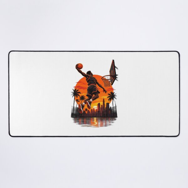 Item preview, Sunset Slam Dunk - Urban Basketball Art designed and sold by GameTime-Gear.