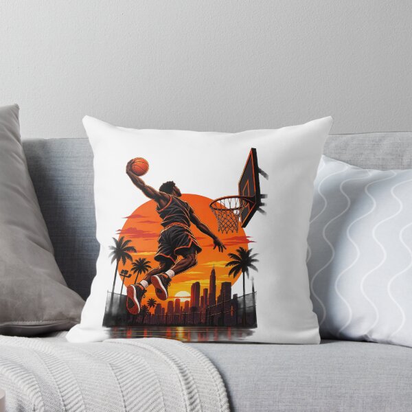 Item preview, Sunset Slam Dunk - Urban Basketball Art designed and sold by GameTime-Gear.