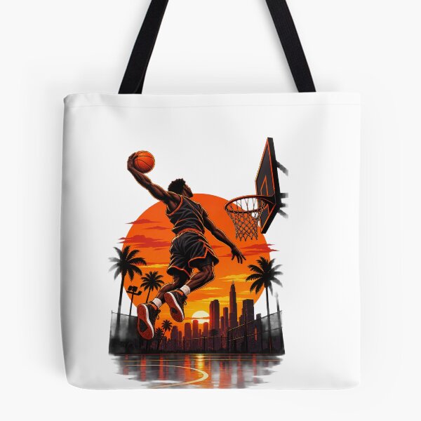 Item preview, Sunset Slam Dunk - Urban Basketball Art designed and sold by GameTime-Gear.