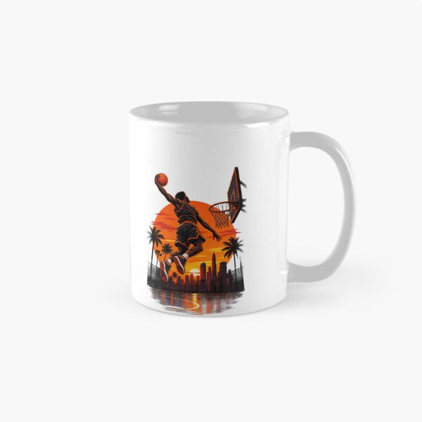 Item preview, Sunset Slam Dunk - Urban Basketball Art designed and sold by GameTime-Gear.