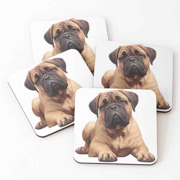 Item preview, Cute Bullmastiff puppy dog designed and sold by MendaciousMina.