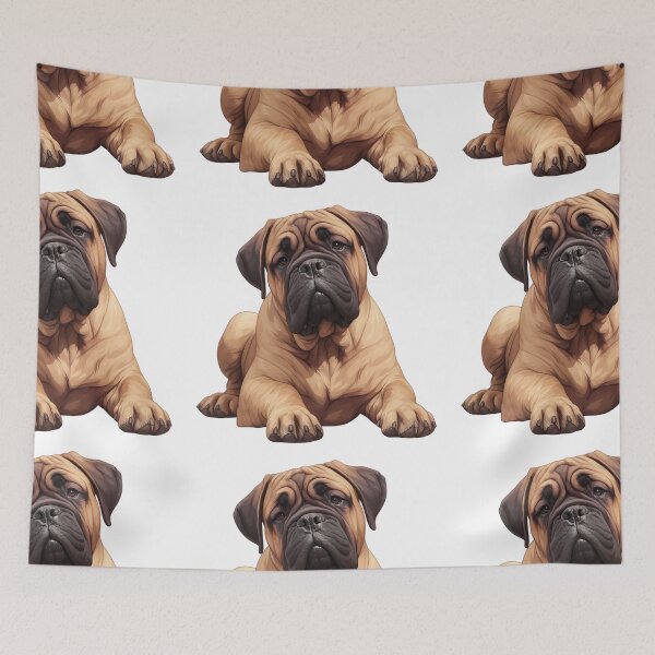 Item preview, Cute Bullmastiff puppy dog designed and sold by MendaciousMina.