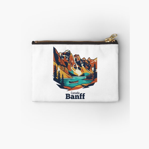 Item preview, Banff Rocky Mountains Bold Retro Graphic Travel Art designed and sold by Inkworksbyshery.