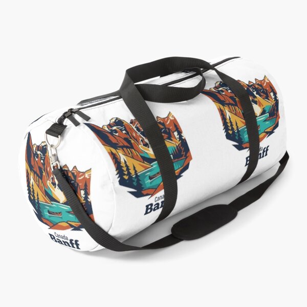 Item preview, Banff Rocky Mountains Bold Retro Graphic Travel Art designed and sold by Inkworksbyshery.