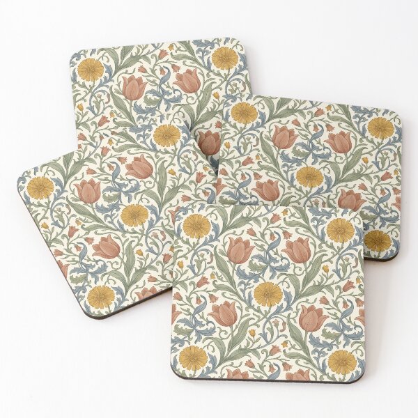 Item preview, Antique Art Nouveau Botanical Tulip Vine Pattern designed and sold by arteresting-art.