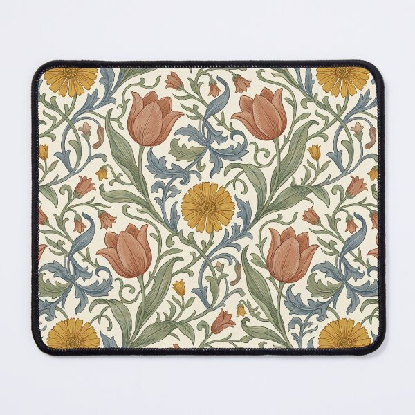 Item preview, Antique Art Nouveau Botanical Tulip Vine Pattern designed and sold by arteresting-art.