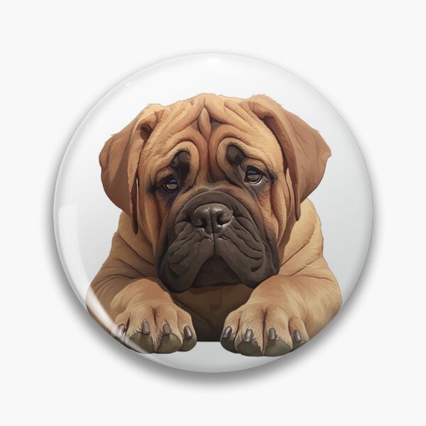 Item preview, Cute Bullmastiff puppy dog designed and sold by MendaciousMina.