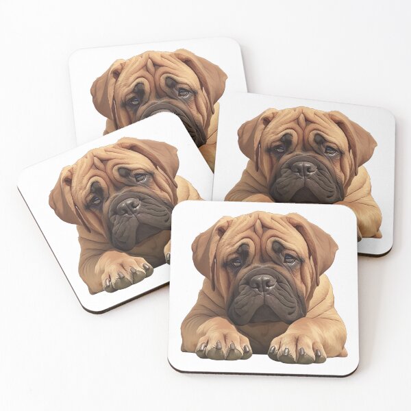 Item preview, Cute Bullmastiff puppy dog designed and sold by MendaciousMina.