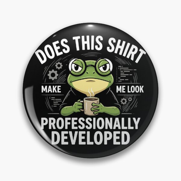 Item preview, Does This Make Me Look Professionally Developed Programmer Developer Funny designed and sold by Doodleoub.