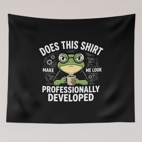 Item preview, Does This Make Me Look Professionally Developed Programmer Developer Funny designed and sold by Doodleoub.