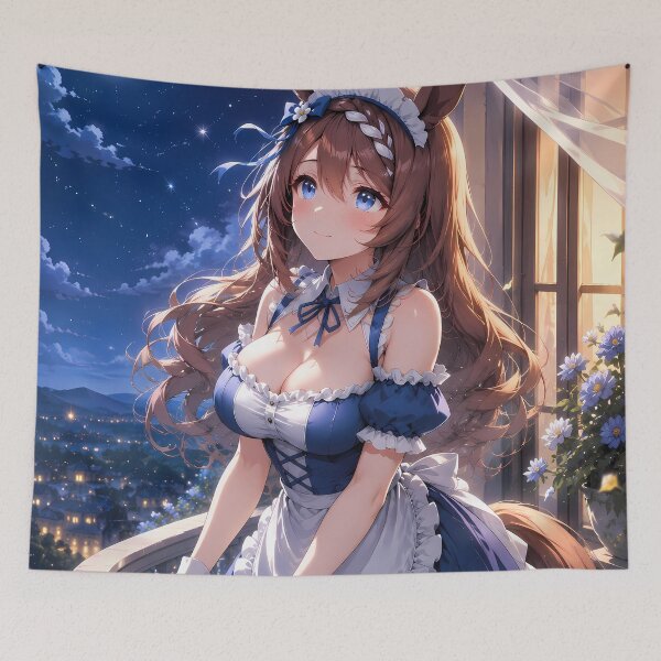Item preview, Super Creek Uma Musume Moonlit Balcony Dream designed and sold by mildaclairmo.