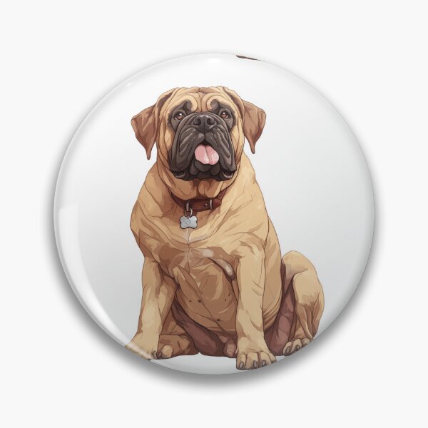 Item preview, Cute Bullmastiff puppy dog designed and sold by MendaciousMina.