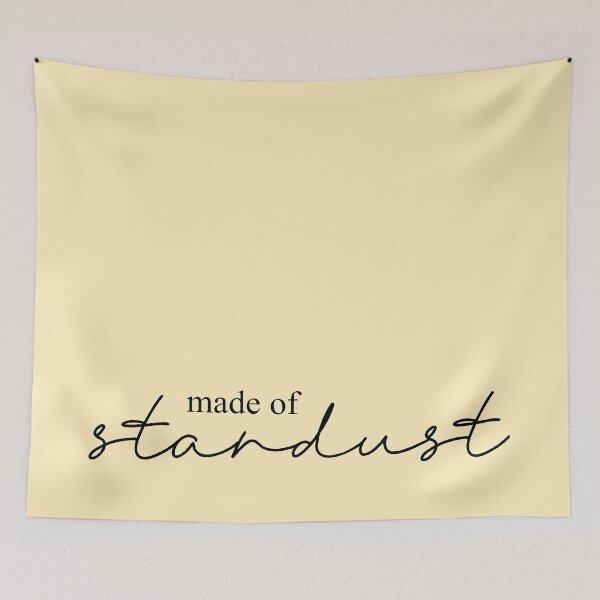 Item preview, made of stardust - thin handwriting cursive quote designed and sold by mgro-art.