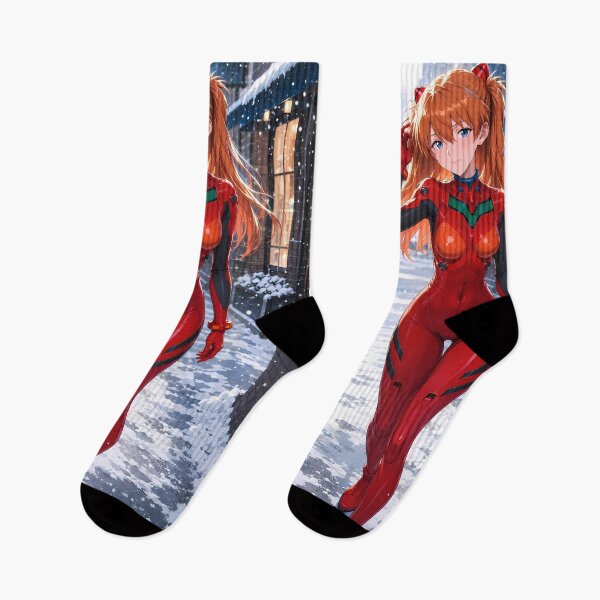 Item preview, Asuka Langley Soryu Neon Genesis Evangelion Winter Street designed and sold by mildaclairmo.