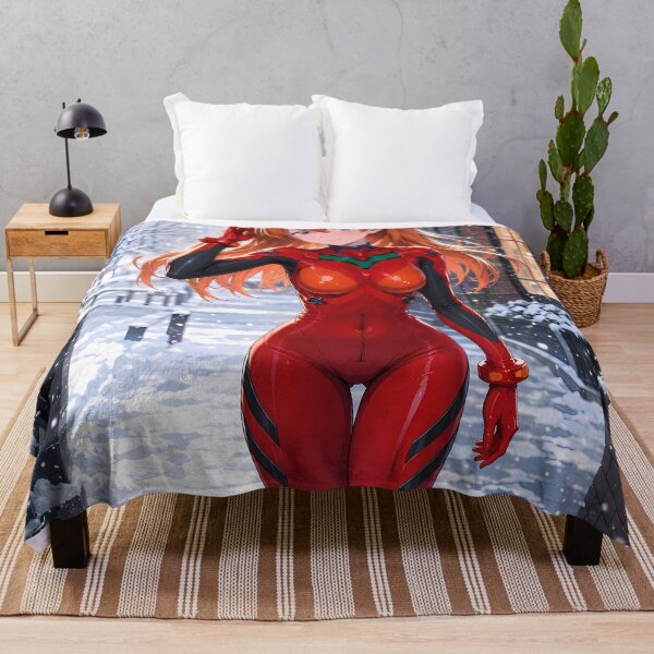 Item preview, Asuka Langley Soryu Neon Genesis Evangelion Winter Street designed and sold by mildaclairmo.