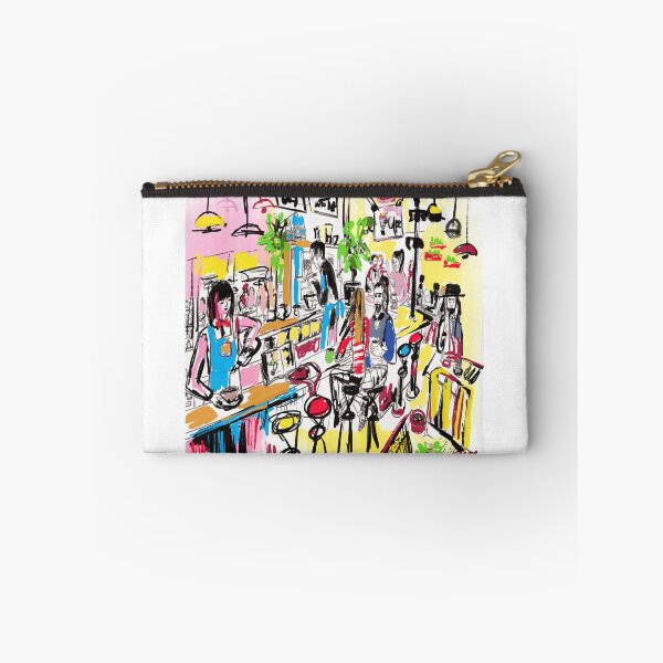 Item preview, Vibrant Cafe Scene designed and sold by sladjana.