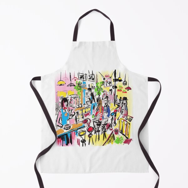 Item preview, Vibrant Cafe Scene designed and sold by sladjana.