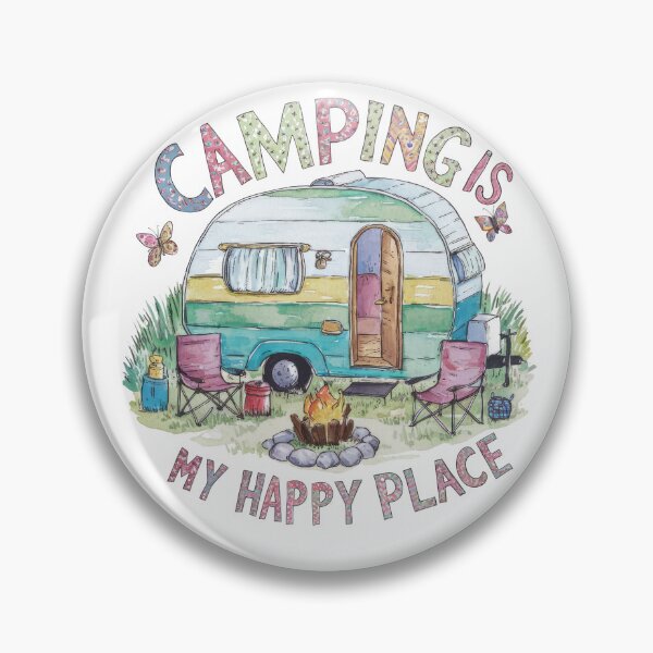 Item preview, Camping Is My Happy Place designed and sold by butterflies-new.