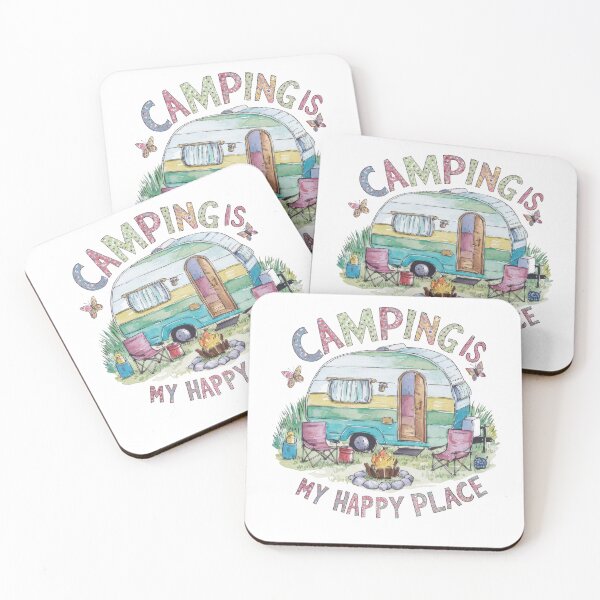 Item preview, Camping Is My Happy Place designed and sold by butterflies-new.