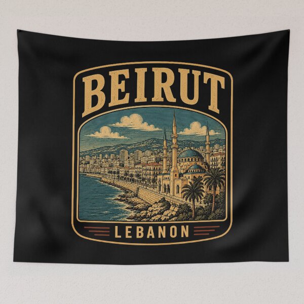 Item preview, Beirut - Lebanon designed and sold by GoodOldVintage.