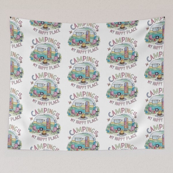 Item preview, Camping Is My Happy Place designed and sold by butterflies-new.