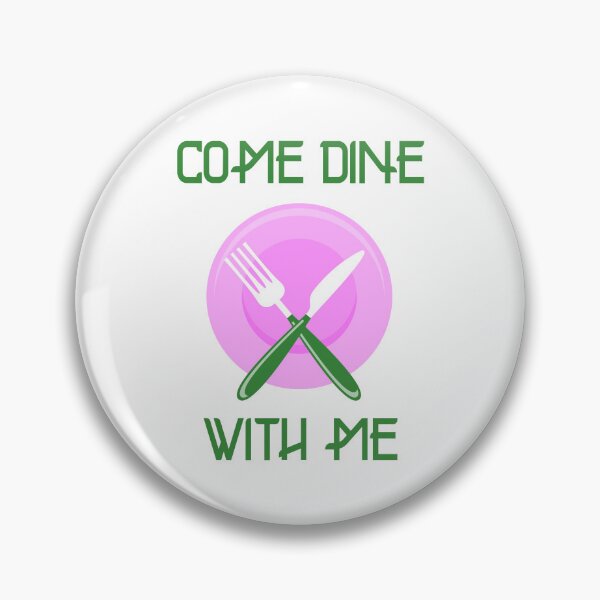 Item preview, Come Dine With Me V Fork/Knife (on White) designed and sold by PawsitiveMum3.