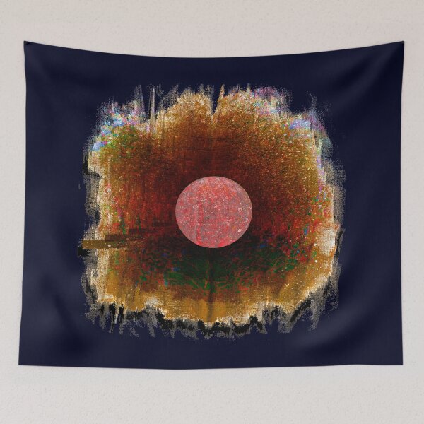 Item preview, Crimson Eclipse Sun – Deep Earth and Forest Abstract Art designed and sold by MAMA.art.Rio <Marsailhe_Milward>.