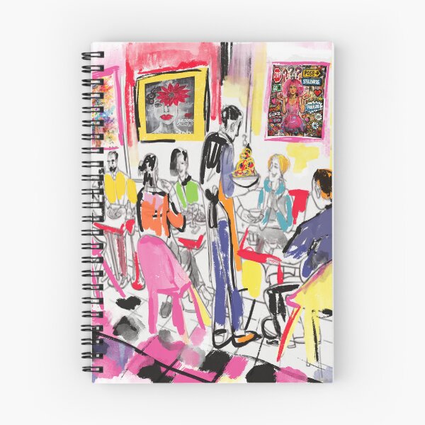 Item preview, Colorful Cafe Dining Scene designed and sold by sladjana.