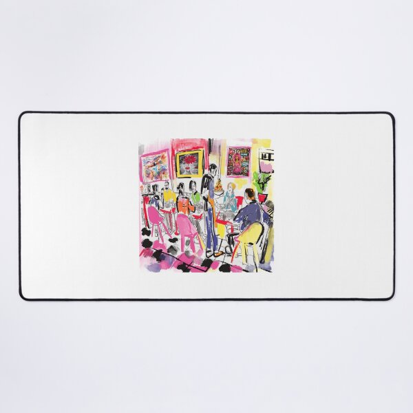 Item preview, Colorful Cafe Dining Scene designed and sold by sladjana.
