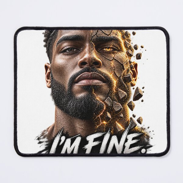 Item preview, I'm Fine. God Knows I'm Not. - Christian Men's Mental Health Faith T-Shirt designed and sold by John O.