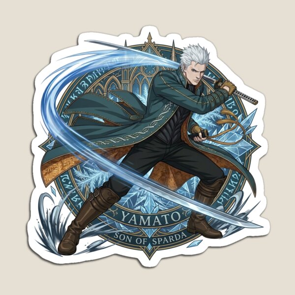 Item preview, Vergil Devil May Cry 3 Anime designed and sold by andresdrawing.