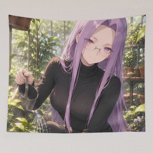Item preview, Rider Fate Stay Night Sunlit Greenhouse Garden designed and sold by mildaclairmo.
