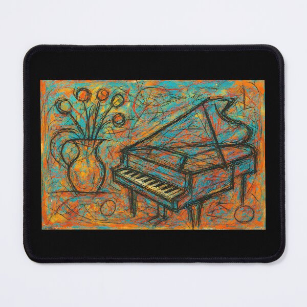 Item preview, Piano with flowers designed and sold by YannisZART.