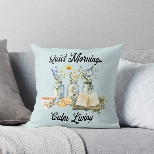 Item preview, Cozy Reading Wildflowers Tea Cottagecore Design designed and sold by Sachie's Studio.
