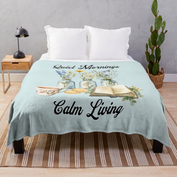 Item preview, Cozy Reading Wildflowers Tea Cottagecore Design designed and sold by Sachie's Studio.