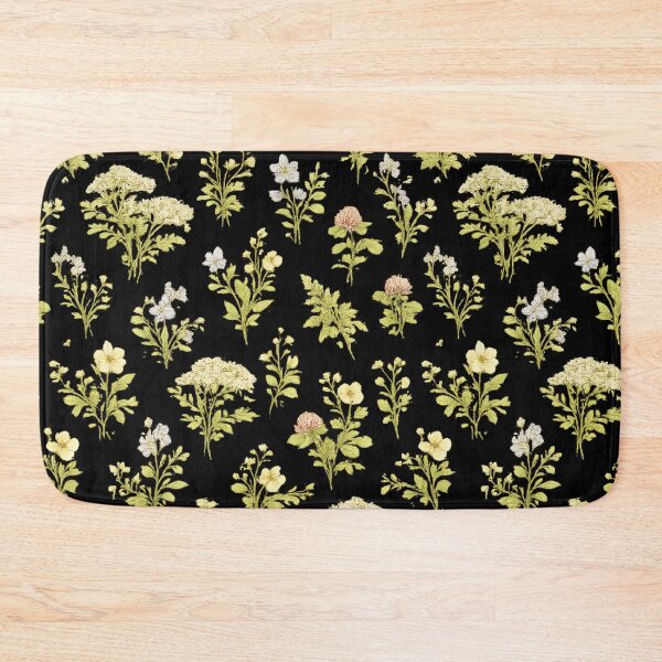 Item preview, Dark Academia Wildflower Botanical Pattern Vintage Floral designed and sold by QCena.