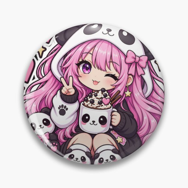 Item preview, Stay Cozy Drink Coffee – Cute Panda Coffee Girl designed and sold by Revyra Design .