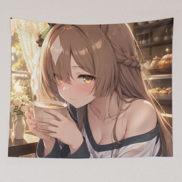 Item preview, Satono Diamond Uma Musume Cozy Cafe Morning Warmth designed and sold by mildaclairmo.