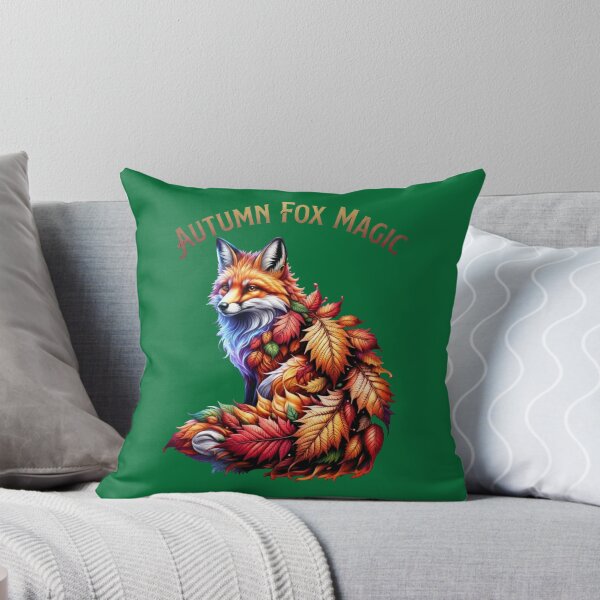 Item preview, Autumn Fox Magic Fall Leaves Wildlife Nature Art designed and sold by Evelashop.