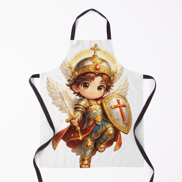 Item preview, Saint Michael the Archangel Chibi Style designed and sold by NoticasDeFe.
