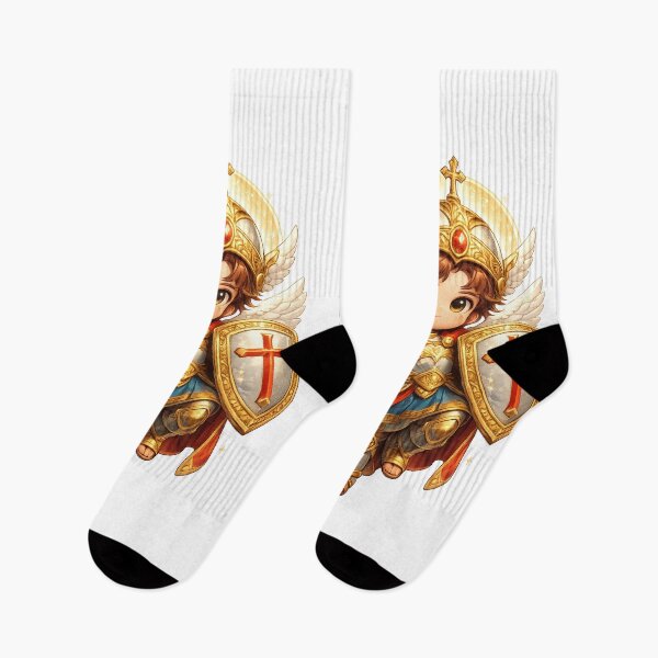 Item preview, Saint Michael the Archangel Chibi Style designed and sold by NoticasDeFe.