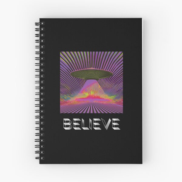 Item preview, Believe UFO Aliencore Psychedelic Optical Illusion Art – Atomic Pink designed and sold by ✨nightvrld.