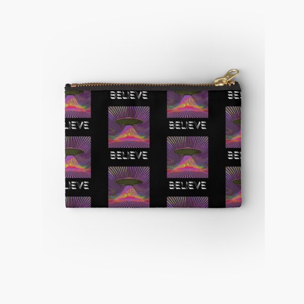 Item preview, Believe UFO Aliencore Psychedelic Optical Illusion Art – Atomic Pink designed and sold by ✨nightvrld.