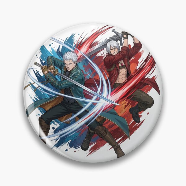 Item preview, Dante & Vergil Devil May Cry 3 Anime designed and sold by andresdrawing.