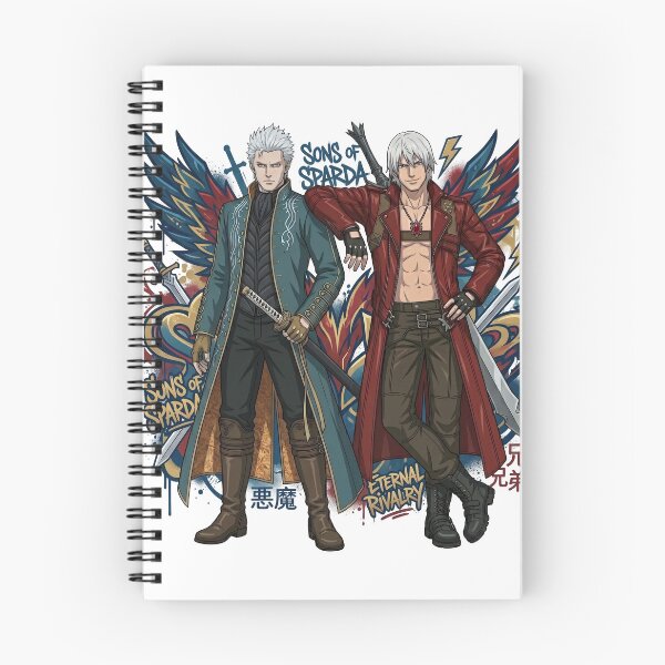 Item preview, Dante & Vergil Devil May Cry 3 Anime designed and sold by andresdrawing.