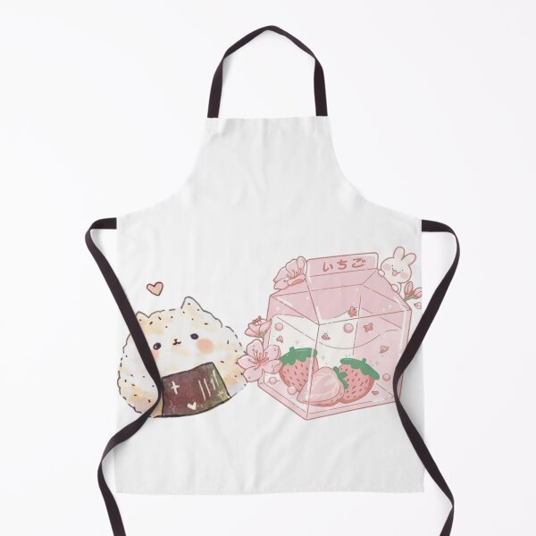 Item preview, Kawaii Strawberry Cat – Sweet Berry Picnic いちごねこ designed and sold by Valiabeth.